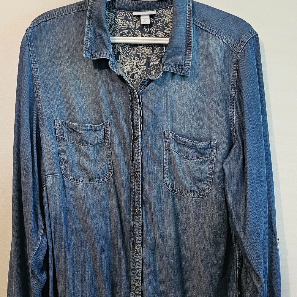 Westport 1962 Denim Button Down 2X